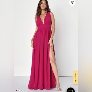 Heavenly Hues Magenta Maxi Dress